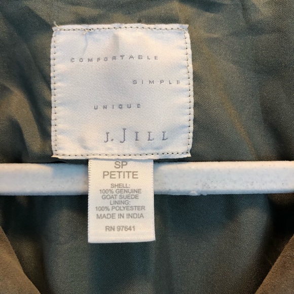 J. Jill | petite 100% goat suede jacket - Picture 3 of 4